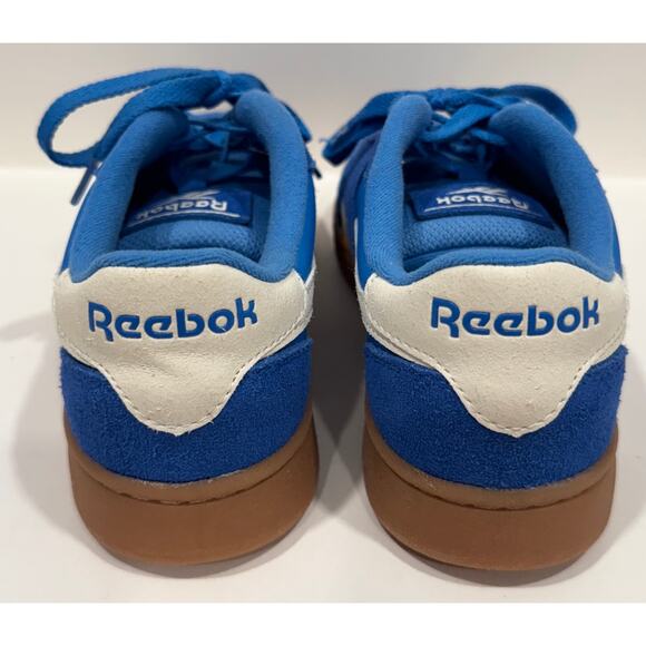 REEBOK Forte Lounger Blue Suede Leather Retro Sneakers Women's Size 7.5 - Picture 4 of 6